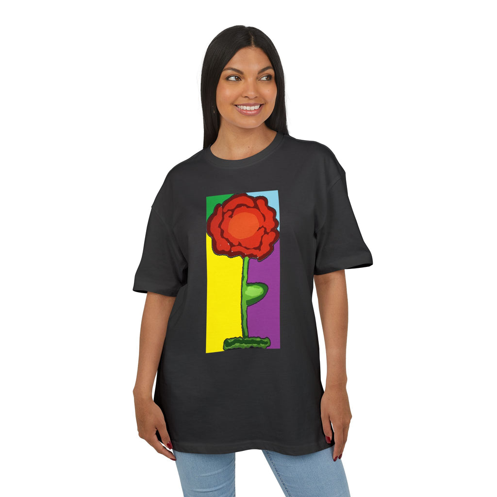Oversized-T-Shirt - Art-Rose front
