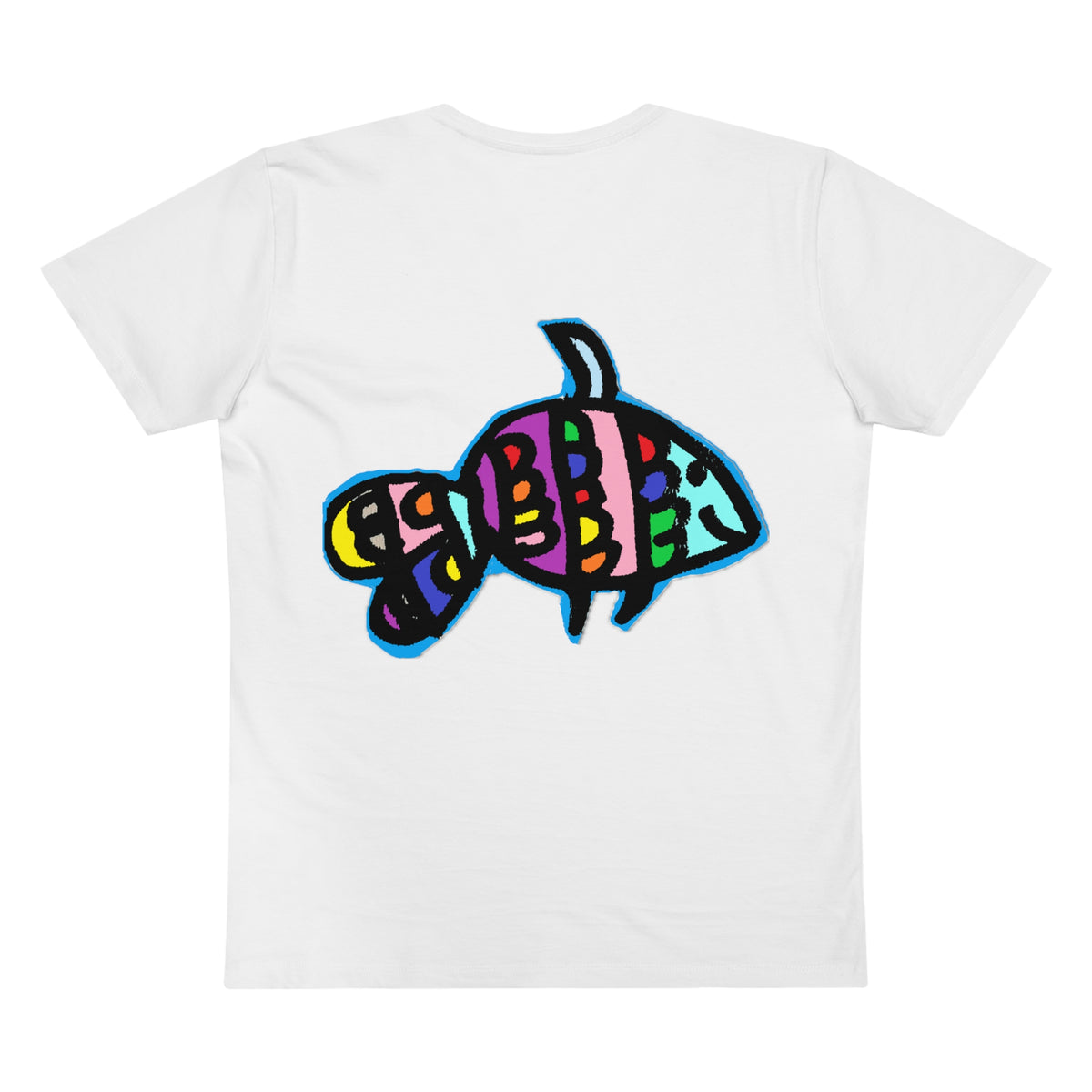 V-Neck T-Shirt - Bubble Small - Backprint