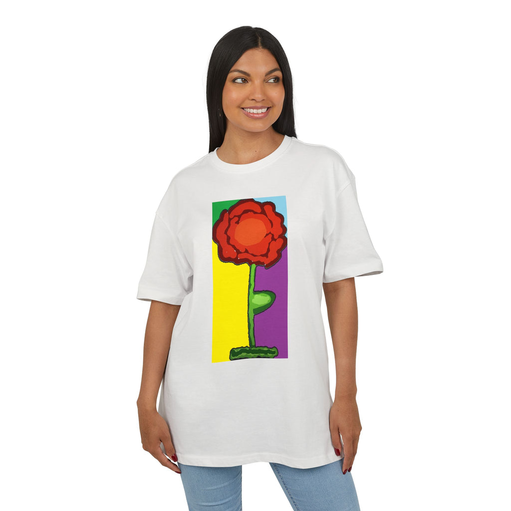 Oversized-T-Shirt - Art-Rose front