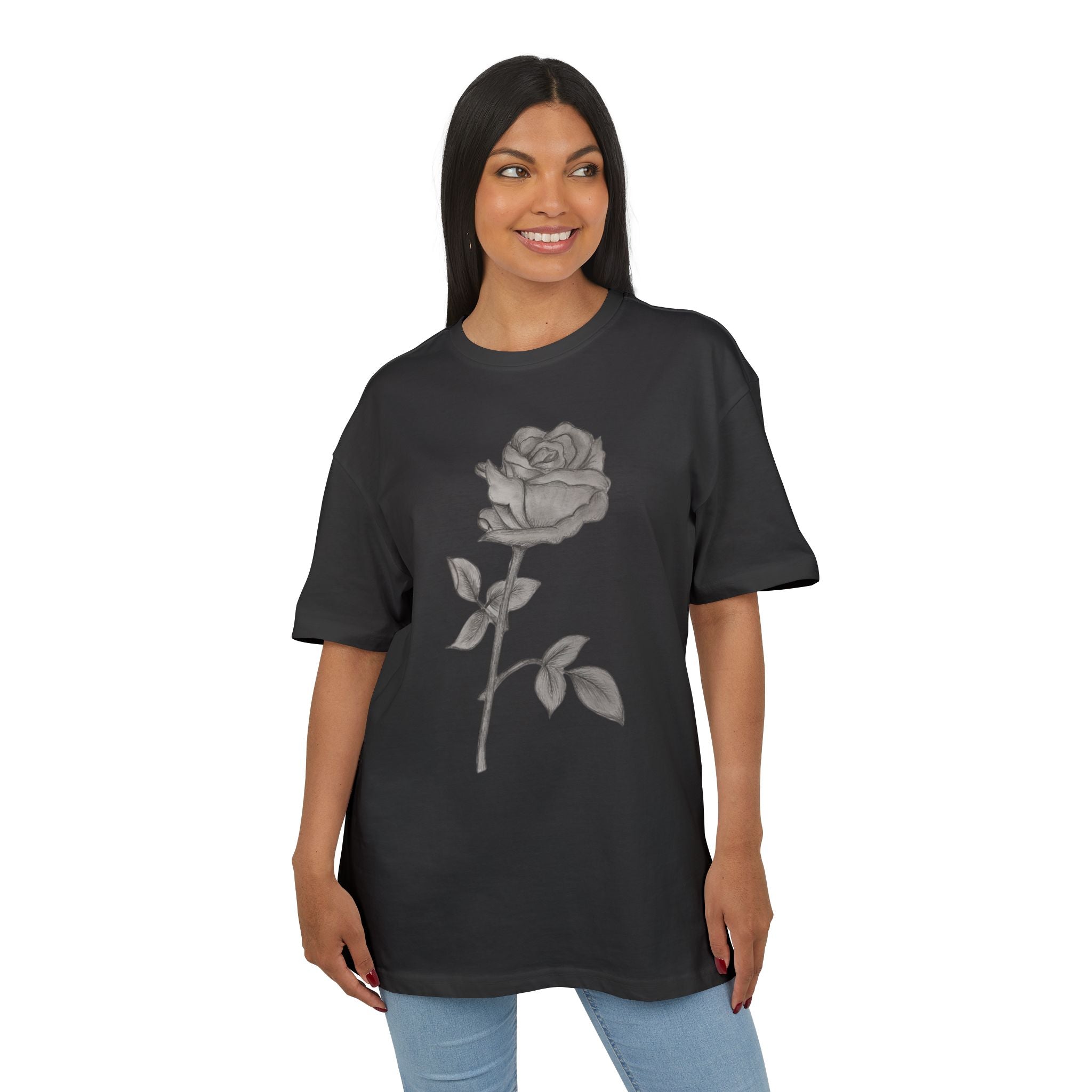 Oversized-T-Shirt - Rose front