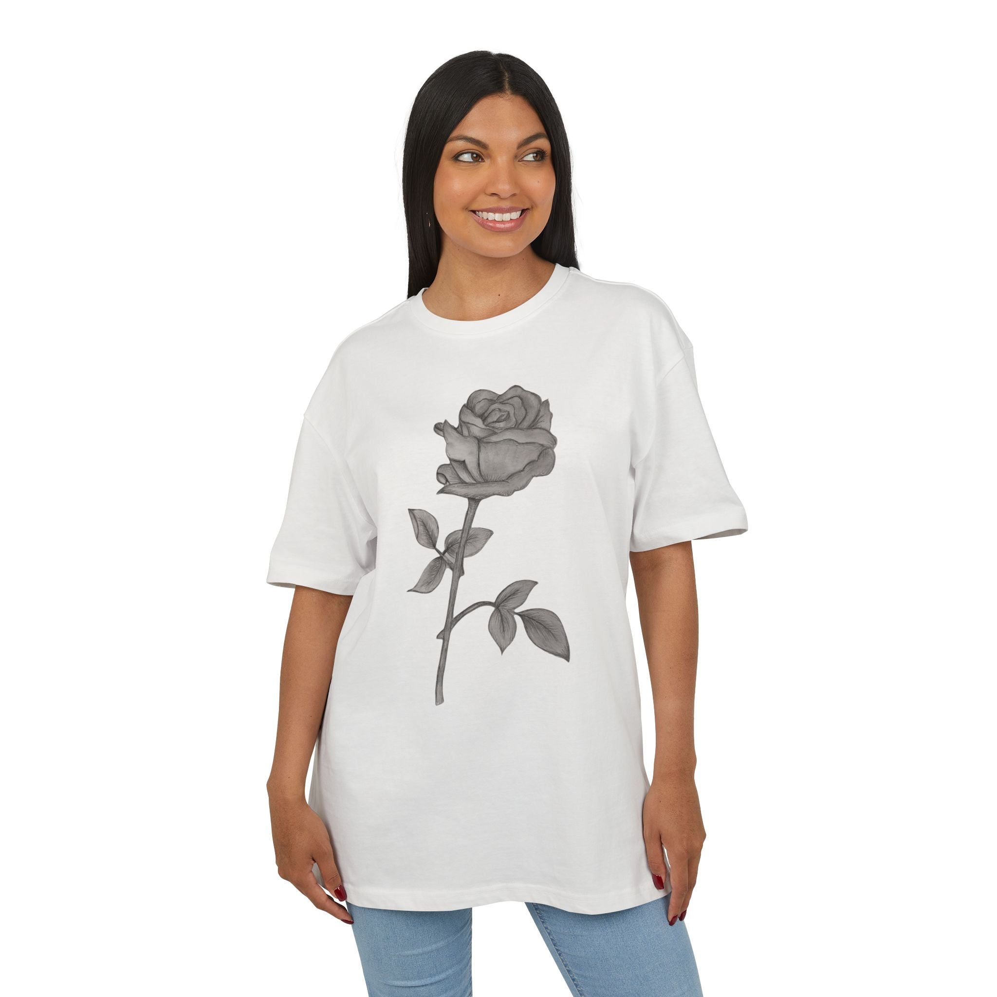 Oversized-T-Shirt - Rose front