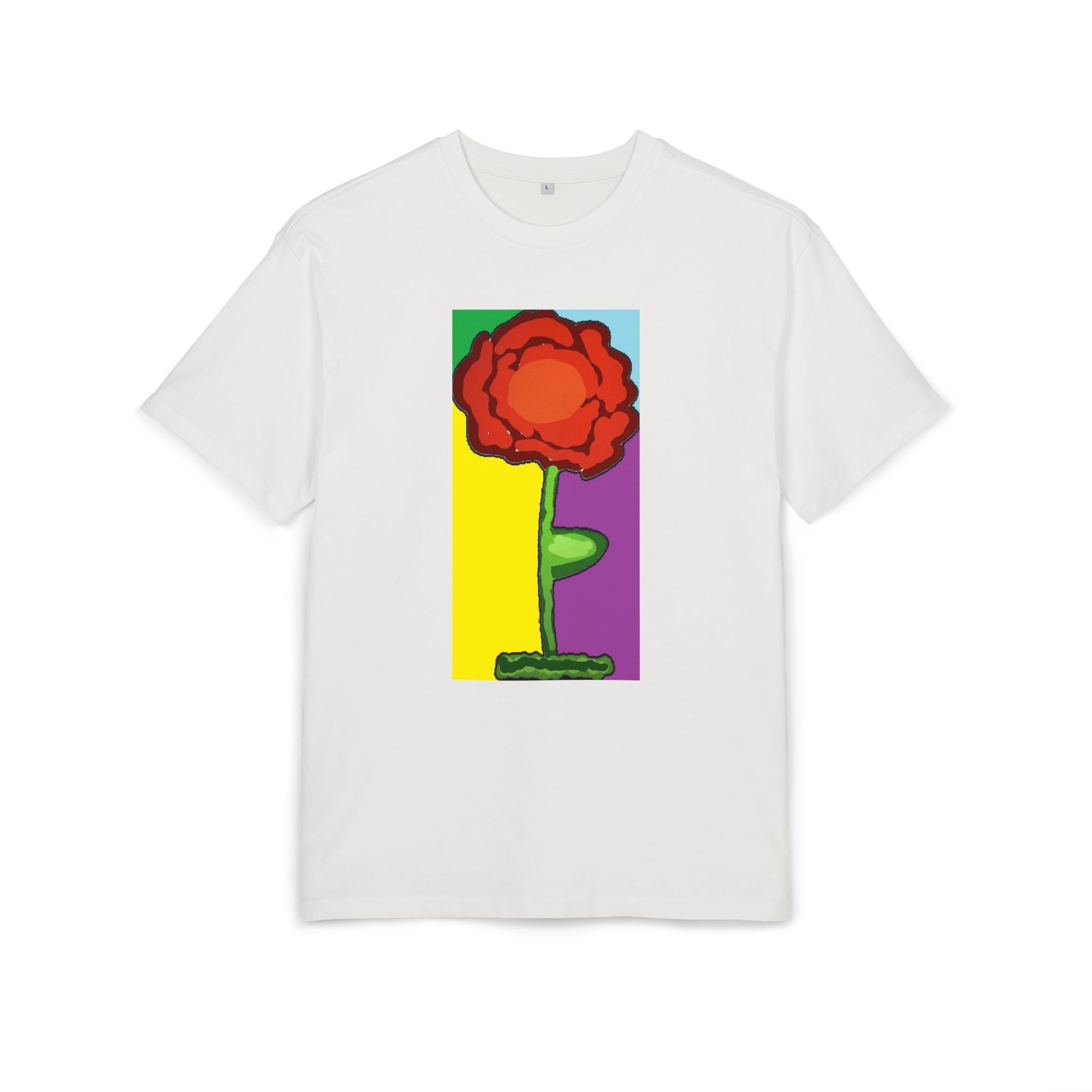 Oversized-T-Shirt - Art-Rose front