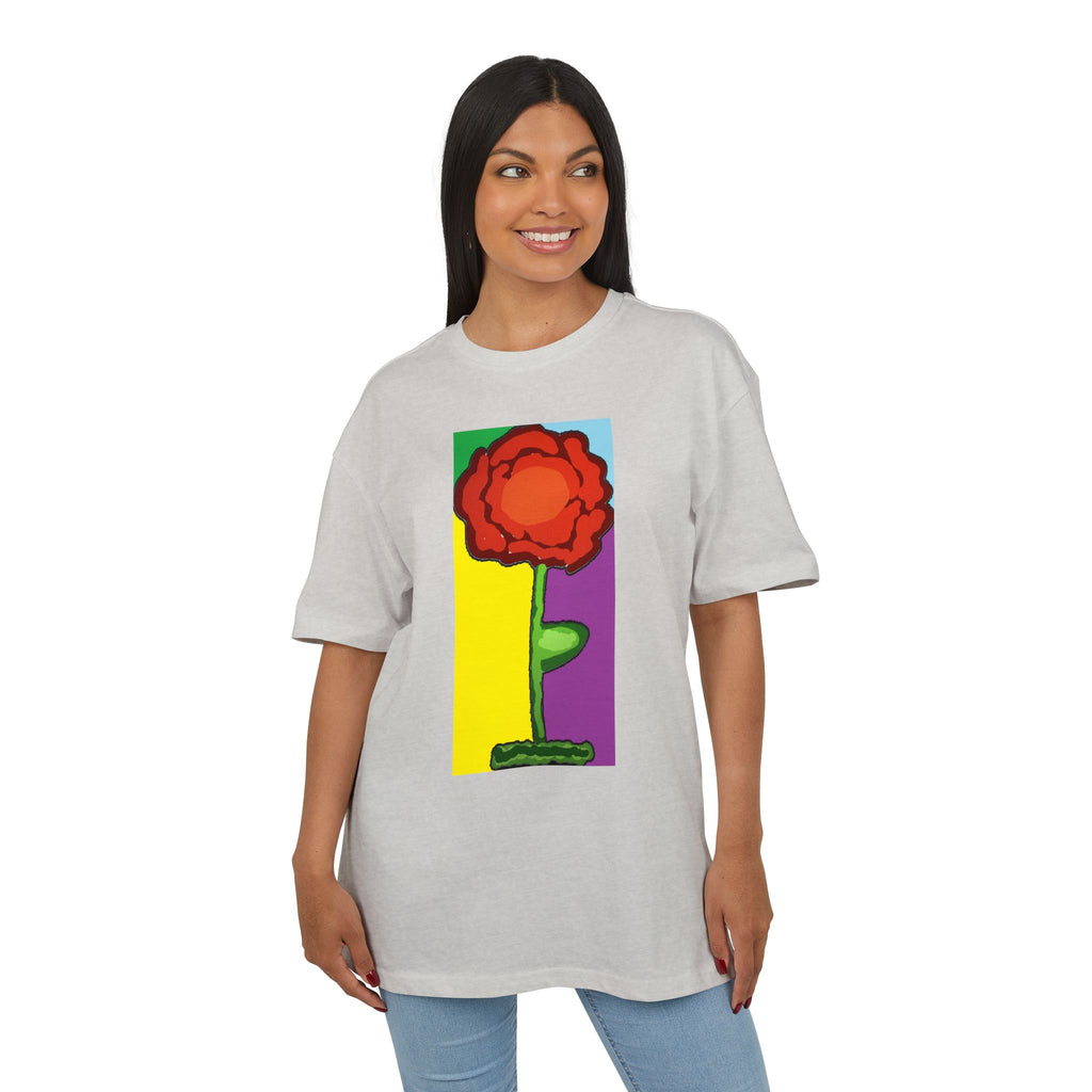 Oversized-T-Shirt - Art-Rose front