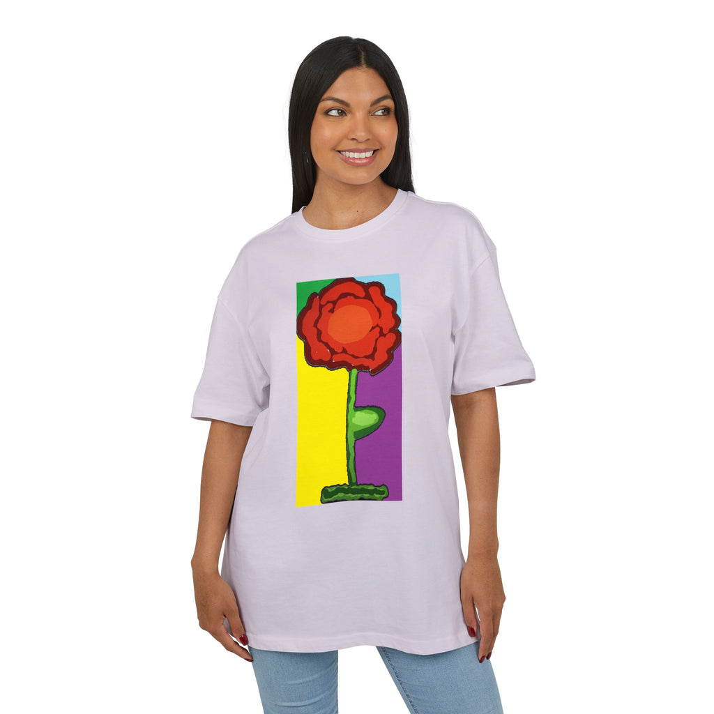 Oversized-T-Shirt - Art-Rose front